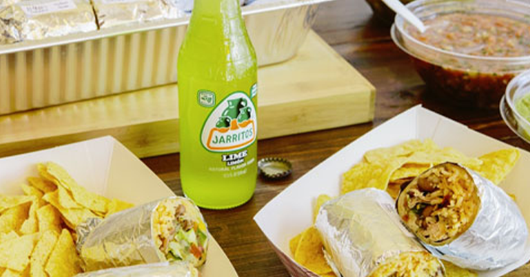 Anna's Taqueria - Mexican restaurant catering - burrito tray vegetarian